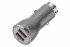 Блок для авто USB 2x + кабель USB-MicroUSB комплект Ldnio 3A 18Вт C407Q серый -