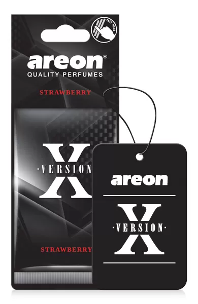 Ароматизатор подвесной картон Areon X-Version Strawberry AXV06 Ароматизатор подвесной картон Areon X-Version Strawberry AXV06