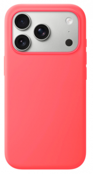 Чехол накладка силикон Silicone Case iPh 17 Pro розовый аналог