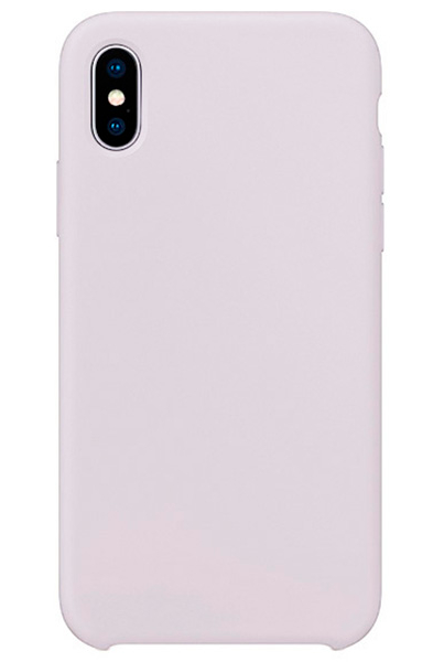 Чехол накладка силикон Silicone Case iPh XS Max бежевый аналог
