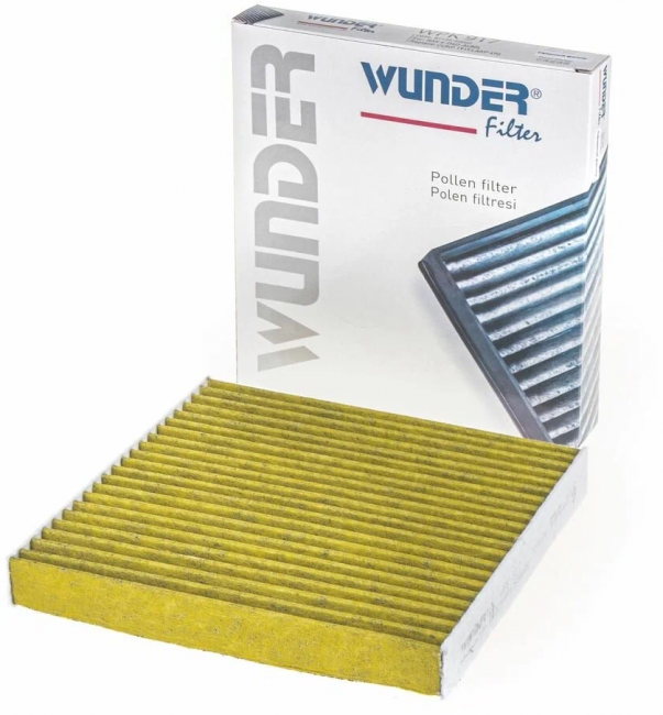 Фильтр автомобильный салонный Wunder Filter WPK917 (аналог Filtron K1210A)