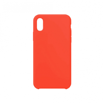 Чехол накладка силикон Silicone Case iPh XS Max красный аналог