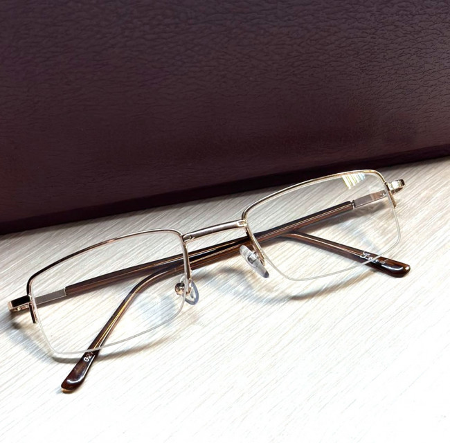 Очки для зрения (корригирующие) LB 852/027 SD 17-135 (-2.00) коричневые/золотые