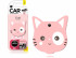 Ароматизатор на дефлектор картон Aroma Car Cutie Cat Bubble Gum 45971