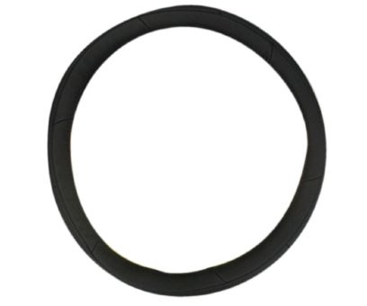 Оплетка на руль Alburnus 37-38см M черная U-080905BK Литва