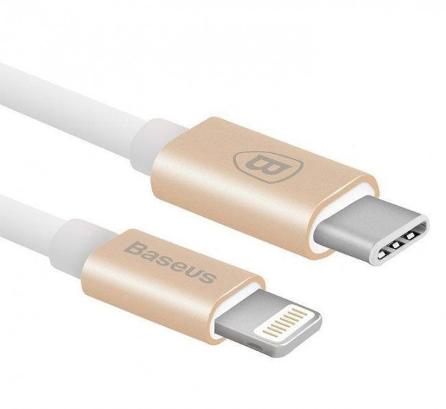 Кабель Type-C - Lightning Baseus Gather Series SPI 1м 2A белый IS002362