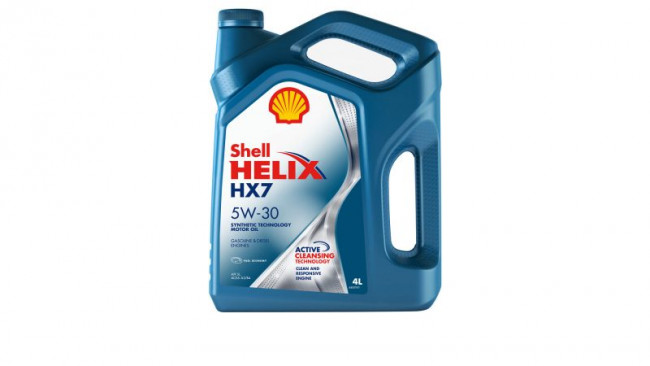 Shell Масло моторное Helix HX7 5W-30 SL A3/B4 4л 834321, Россия