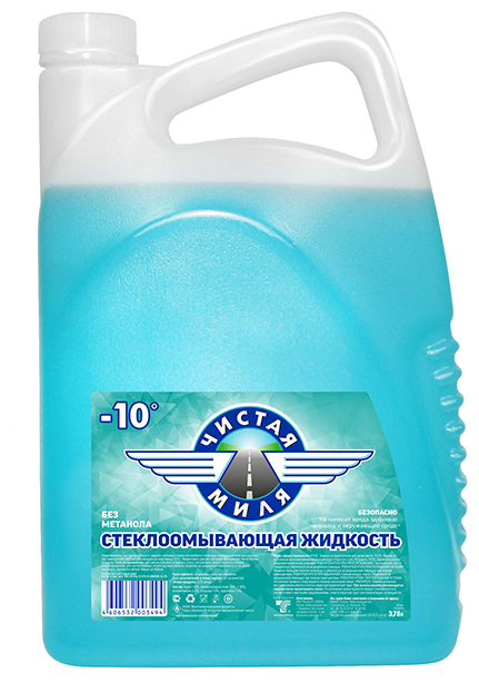 Жидкость для омывателя стекла Зимняя Чистая Миля -10 3,8л 430406024