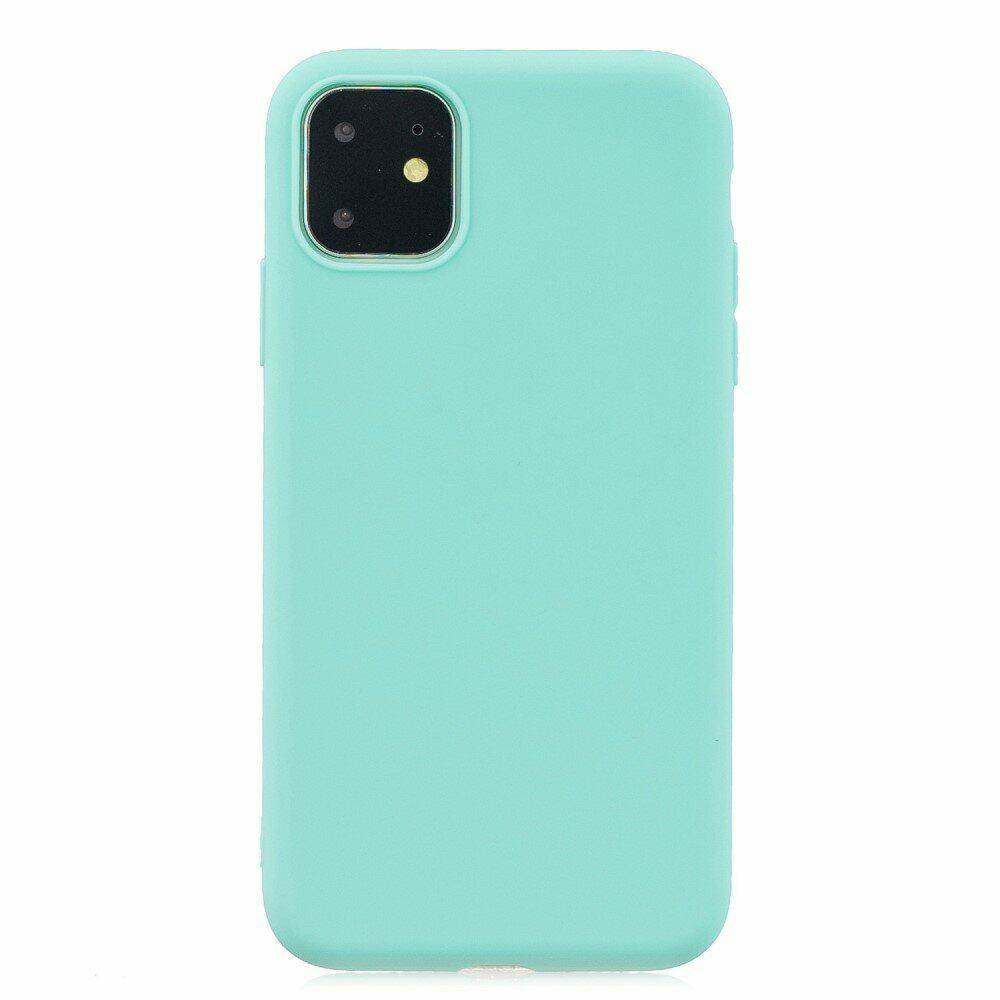 Чехол накладка силикон Silicone Case iPh 12/12 Pro бирюзовый аналог купить  в Калининграде | Цена, характеристики, фото