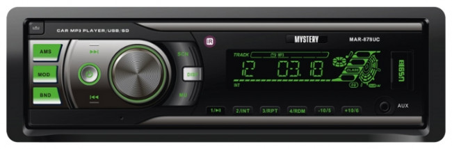 Автомагнитола Mystery MAR-878UC 1DIN 4x50Вт