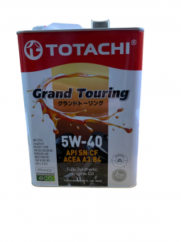Масло моторное Totachi Grand Touring 5W-40 API-SN/CF ACEA-A3/B4 4л 41255 11904