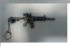 Брелок металл LB оружие винтовка M416 серебряный