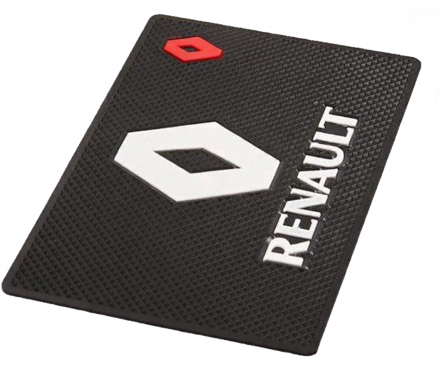 Коврик на панель приборов противоскользящий Skyway Renault 12,5*19,5см HX-01