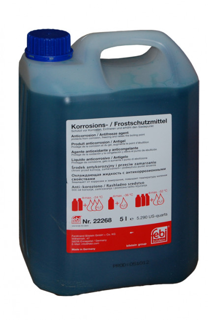 Антифриз синий Carso Presta -35C 5л
