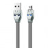 Кабель USB - Lightning Hoco U14 1,2м 2,4A серый
