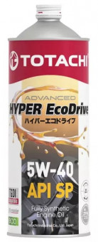 Масло моторное Totachi Hyper EcoDrive 5W-40 API-SP/SN Plus 1л E1501