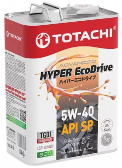 Масло моторное Totachi Hyper EcoDrive 5W-40 API-SP/SN Plus 4л E1504