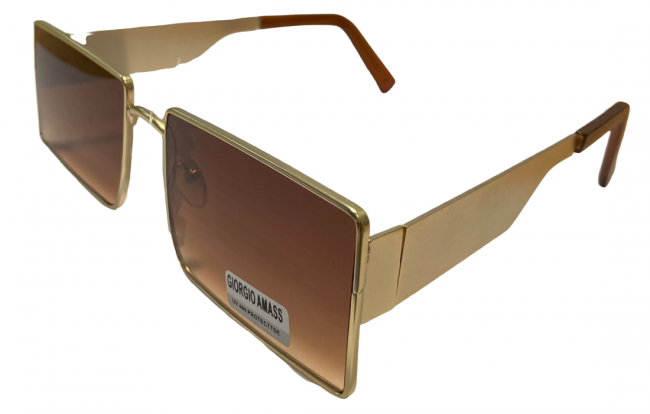Очки солнцезащитные женские металл LB Giorgio Amass GRA032 18-143 C2 золотые Очки солнцезащитные женские металл LB Giorgio Amass GRA032 18-143 C2 золотые