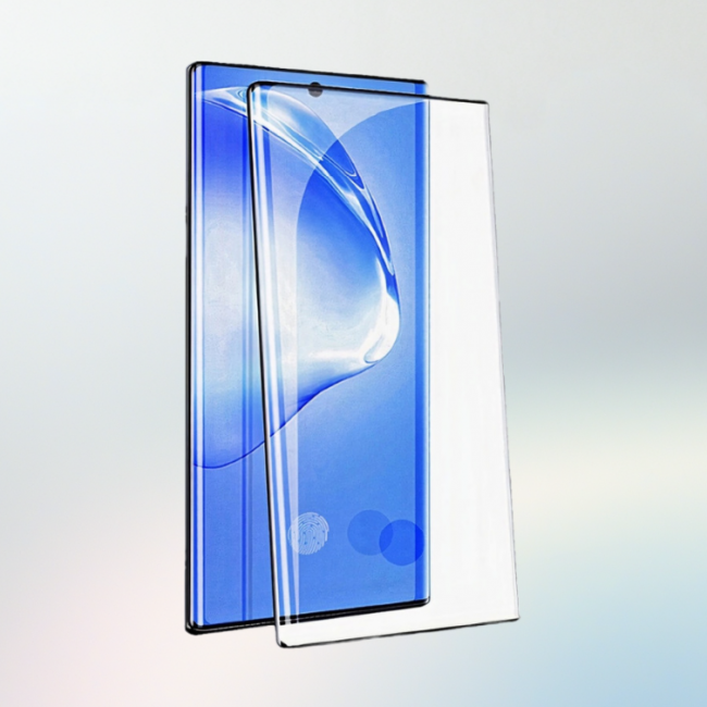 Защитное стекло 3D Samsung Galaxy Note 20 черное SPI -