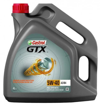 Масло моторное Castrol GTX 5W-40 API-SP ACEA-A3/B4 4л 15B9F5/15E20C