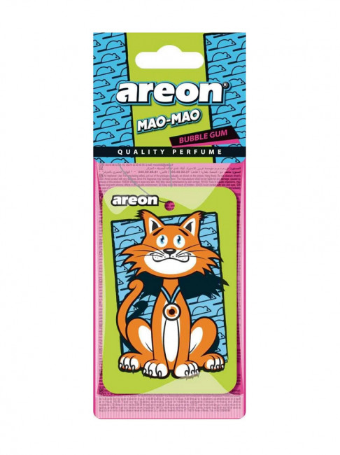 Ароматизатор подвесной картон Areon MAO-MAO Bubble Gum 48145/704-045-MAO