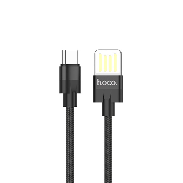 Кабель USB - Micro USB Hoco U55 1,2м 2,4A черный Кабель USB - Micro USB Hoco U55 1,2м 2,4A черный