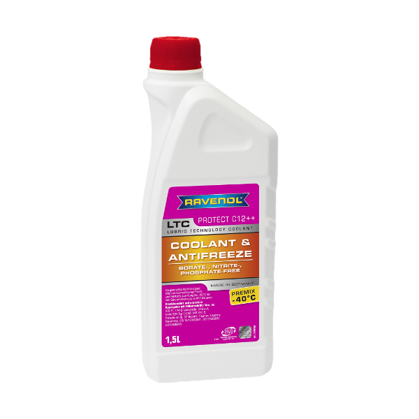 Антифриз Ravenol LTC Protect C12++ -40С красно/фиолетовый 1,5л Антифриз Ravenol LTC Protect C12++ -40С красно/фиолетовый 1,5л