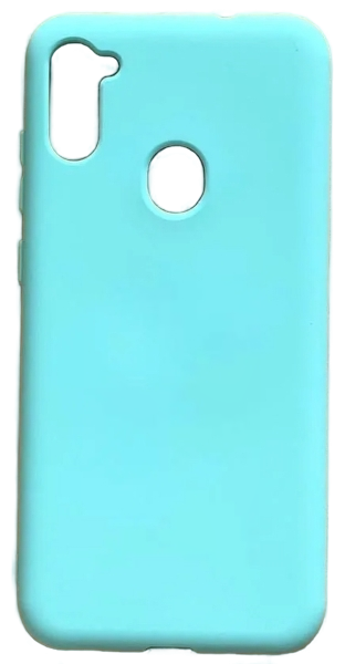 Чехол накладка силикон Silicone Cover Samsung Galaxy A11/M11 бирюзовый аналог