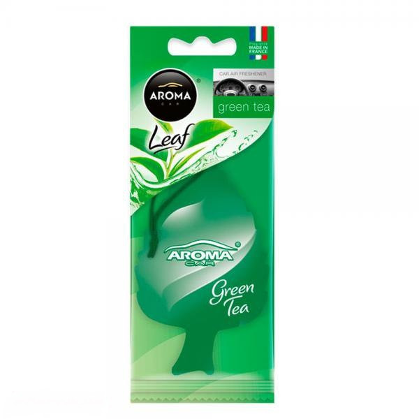 Ароматизатор подвесной картон Aroma Car Leaf Green Tea