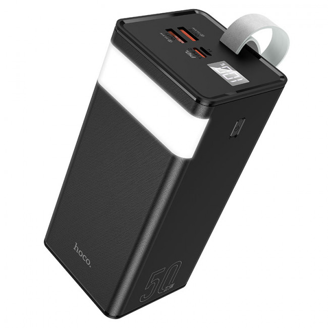 Аккумулятор внешний Hoco J86A 50000mAh с дисплеем черный Аккумулятор внешний Hoco J86A 50000mAh с дисплеем черный