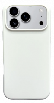 Чехол накладка силикон Silicone Case iPh 17 Pro белый аналог