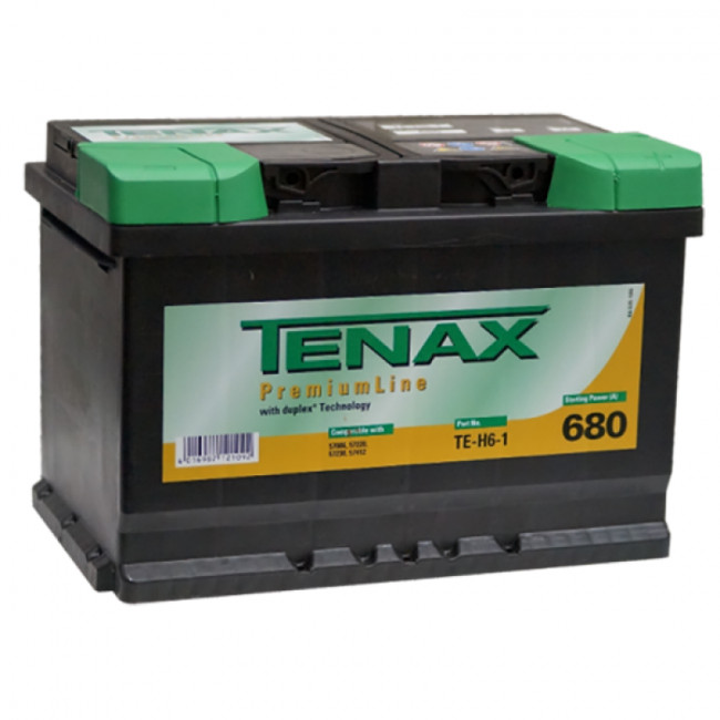 Аккумулятор Авто (Europe) Tenax Premium 74Ач R+(обратная полярность) 680А 278*175*190 574 104 068