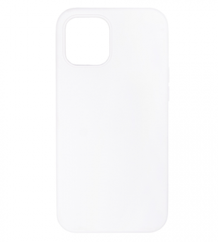 Чехол накладка силикон Silicone Case iPh 12/12 Pro белый аналог