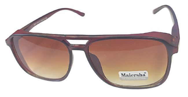 Очки солнцезащитные мужские пластик LB Maiersha M3845 13-135 C40-27 коричневые