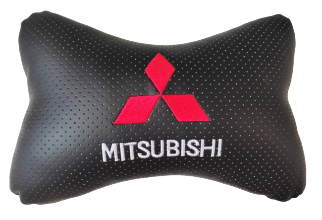Подушка на подголовник Almega Mitsubishi черная 49409