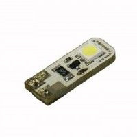 Лампы авто светодиодные Sho-me 12V T10 W5W 1SMD CANBUS (с обманкой) 2шт белые 1465