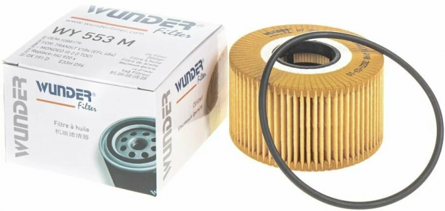 Фильтр автомобильный масляный Wunder Filter WY553M (аналог Filtron OE665/1) Фильтр автомобильный масляный Wunder Filter WY553M (аналог Filtron OE665/1)