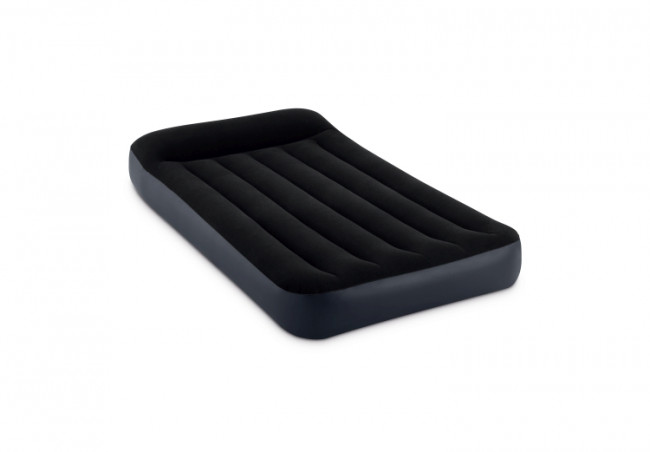Матрас надувной Intex Pillow Rest Classic Bed Fiber-Tech 99Ш*191Д*25В синий 64141