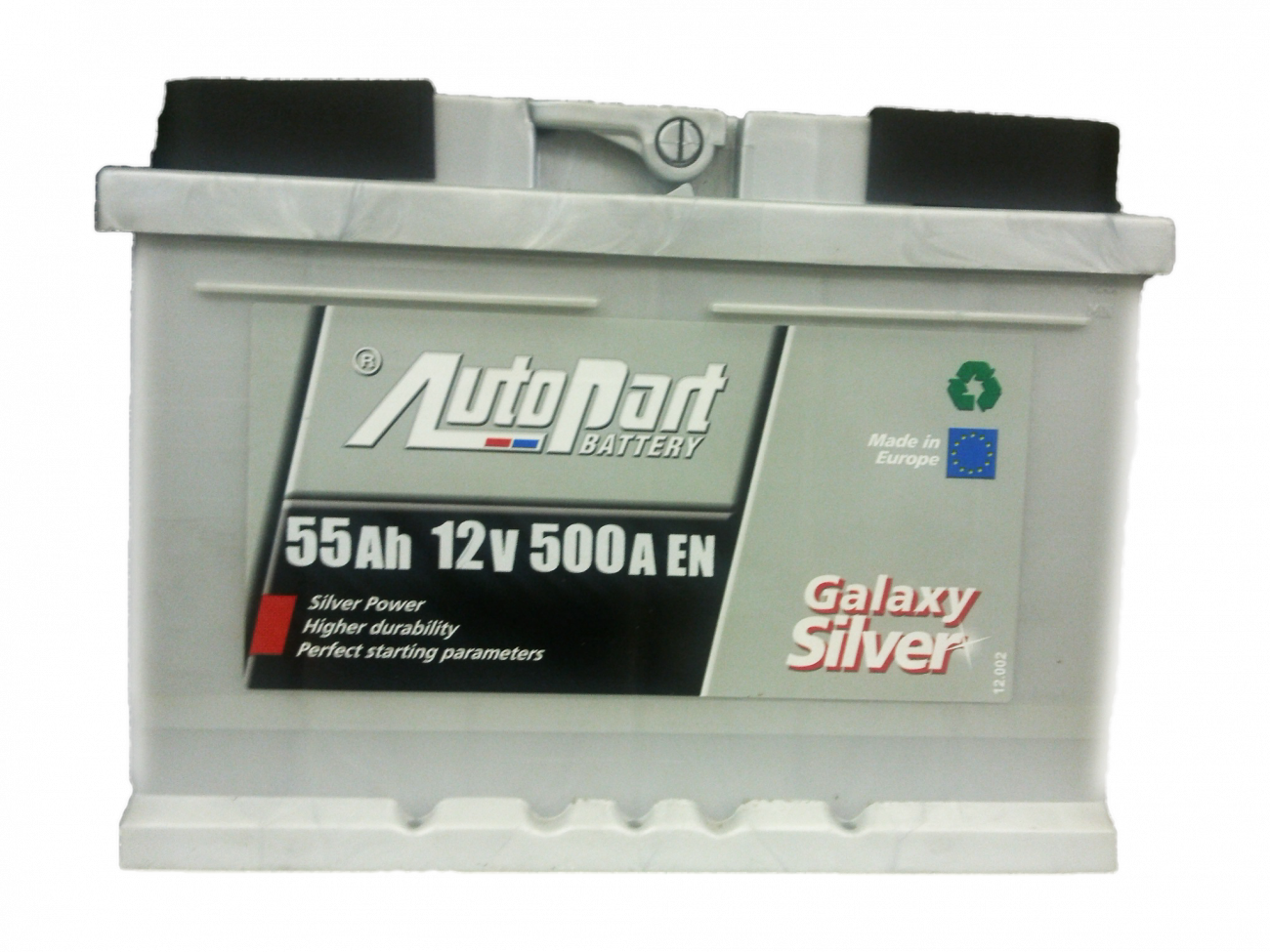 Аккумулятор Авто (Europe) Autopart Galaxy Silver 55Ач R+(обратная  полярность) 500А 242*175*175 - купить в Калининграде | Цена,  характеристики, фото