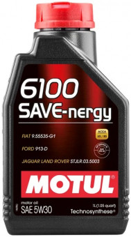 Масло моторное Motul Save-Nergy 6100 5W-30 API-SL ACEA-A5/B5 1л 112456