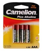 Батарейки Camelion Plus Alkaline LR3 AAA 4BL алкалиновые (щелочные) 4шт 7369/07317