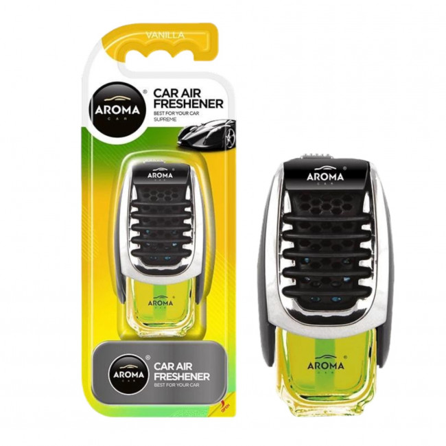 Ароматизатор на дефлектор жидкий Aroma Car Supreme Vanilla 7мл 58133 Ароматизатор на дефлектор жидкий Aroma Car Supreme Vanilla 7мл 58133