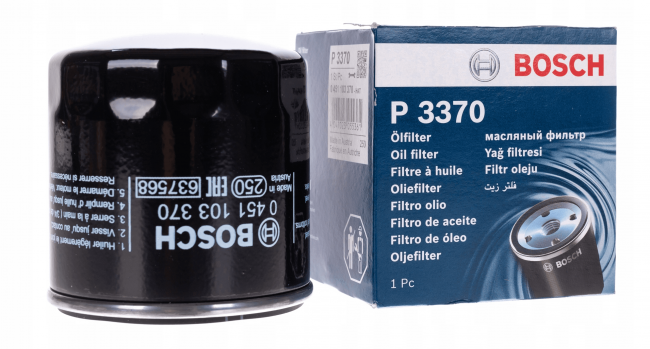 Фильтр автомобильный масляный Bosch 0451103370 (аналог Filtron OP570/1) Фильтр автомобильный масляный Bosch 0451103370 (аналог Filtron OP570/1)