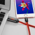 Кабель с дисплеем USB - Type-C Hoco U29 1м 2A красный