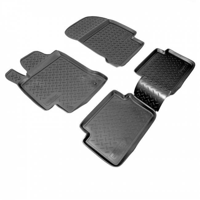Коврики модельные резиновые Norplast Renault Laguna 07-10 4шт NPL-Po-69-15 -