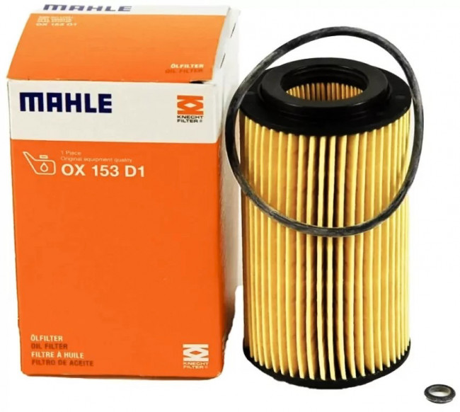 Фильтр автомобильный масляный KNECHT/MAHLE OX153D1 (аналог Filtron OE648/1)