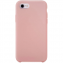 Чехол накладка силикон Silicone Case iPhone 5/5S/SE розовый аналог