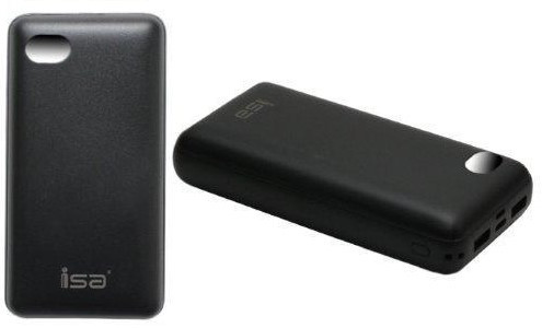 Аккумулятор внешний SPI P163 20000mAh черный IS112152