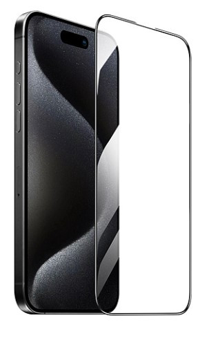 Защитное стекло 3D iPh 16 Pro Max черное Hoco G5