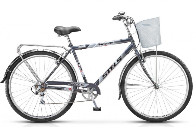 Велосипед городской 28" Stels Navigator 350 Gent Z010 рама 20" сталь V(v-брейк) 7скор серый Велосипед городской 28" Stels Navigator 350 Gent Z010 рама 20" сталь V(v-брейк) 7скор серый
